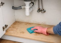 Cómo limpiar y eliminar la humedad bajo el fregadero paso a paso