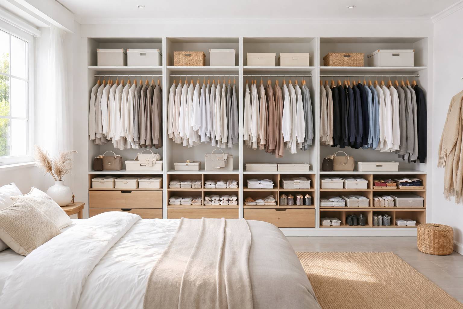 Cómo organizar y limpiar un armario ropero a fondo: guía práctica paso a paso