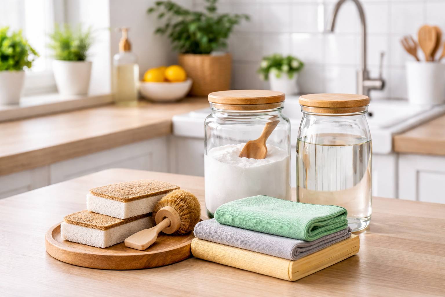 Limpieza ecológica en el hogar: 10 usos del bicarbonato y el vinagre que realmente funcionan